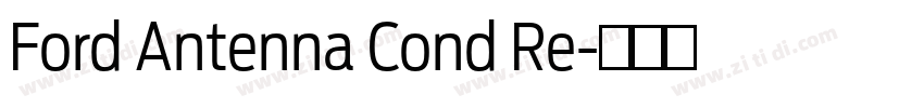 Ford Antenna Cond Re字体转换 Ford Antenna Cond Re字体转换